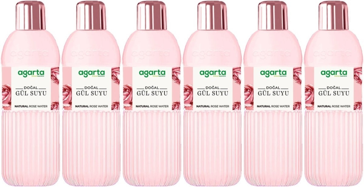 Agarta Doğal Gül Suyu 400ML (6 Lı Set)