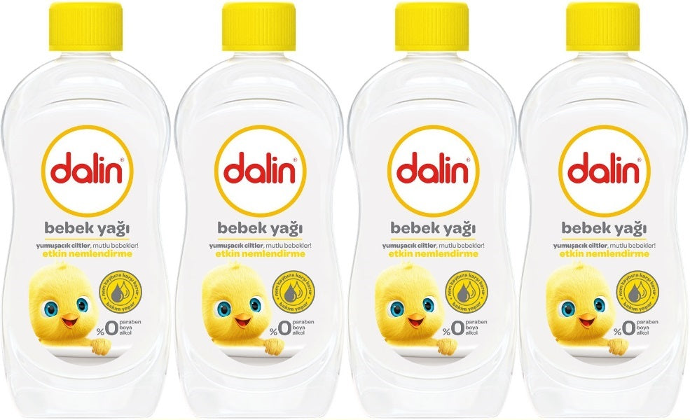 Dalin Bebek Yağı 300ML Klasik Etkin Nemlendirici (4 Lü Set)