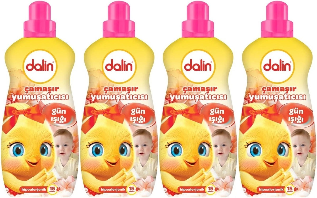 Dalin Çamaşır Yumuşatıcı 1500ML Gün Işığı (Hipoalerjenik) (4 Lü Set)