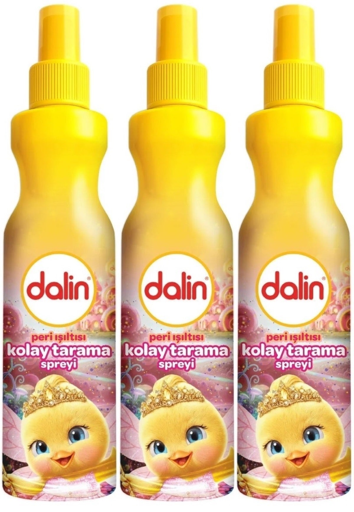 Dalin Kolay Saç Tarama Spreyi 200ML Peri Işıltısı (3 Lü Set)