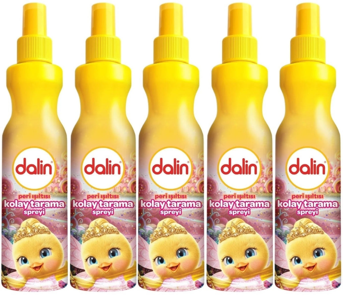 Dalin Kolay Saç Tarama Spreyi 200ML Peri Işıltısı (5 Li Set)