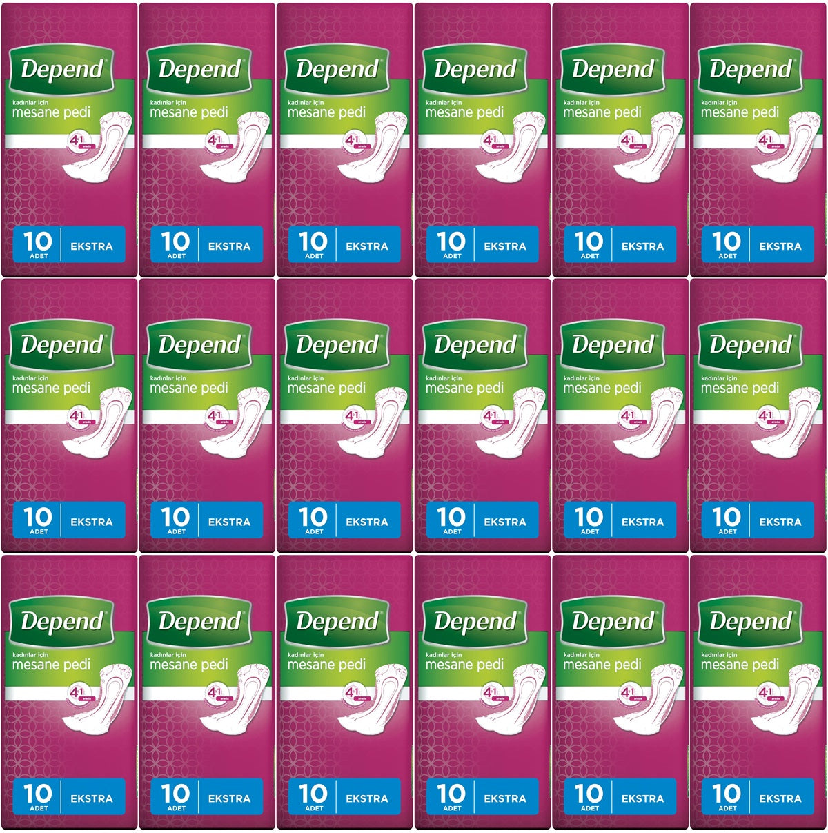 Depend Mesane Pedi Kadın Ekstra 180 Adet