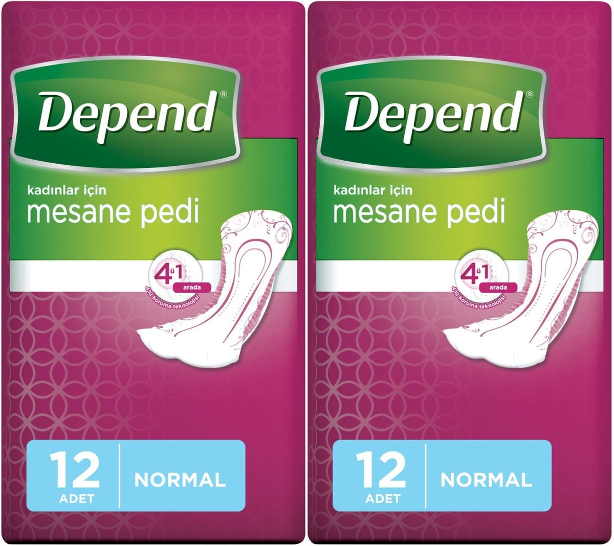 Depend Mesane Pedi Kadın Normal 24 Adet