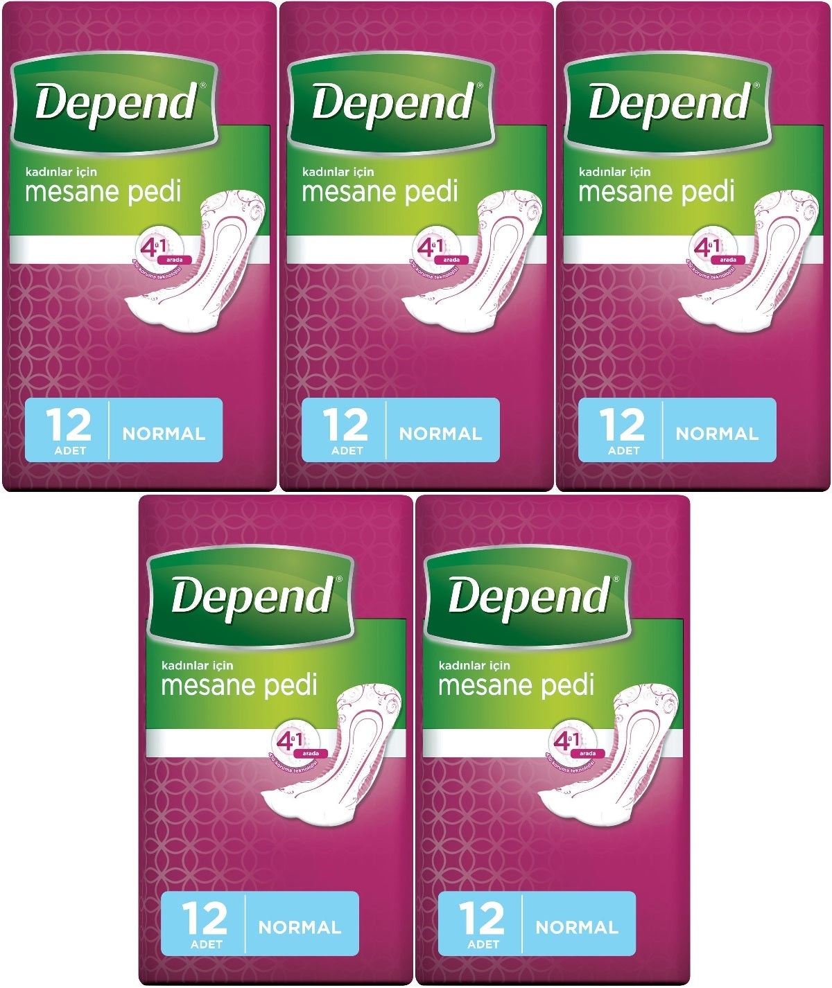Depend Mesane Pedi Kadın Normal 60 Adet