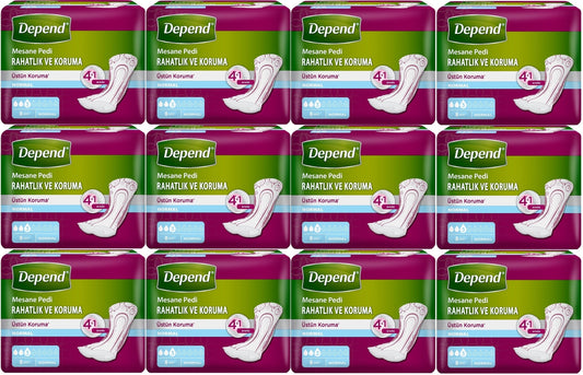 Depend Mesane Pedi Normal Rahatlık ve Koruma 96 Adet (8PK*12)