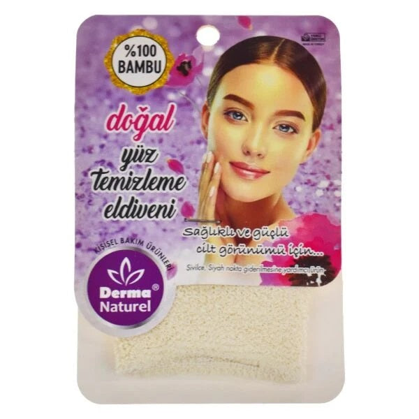 Derma Naturel Bambu Yüz Temizleme Eldiveni MS-32