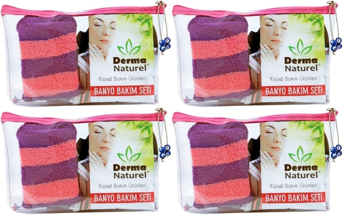 Derma Naturel Banyo Bakım Seti 4 Parça (4 Lü Set)