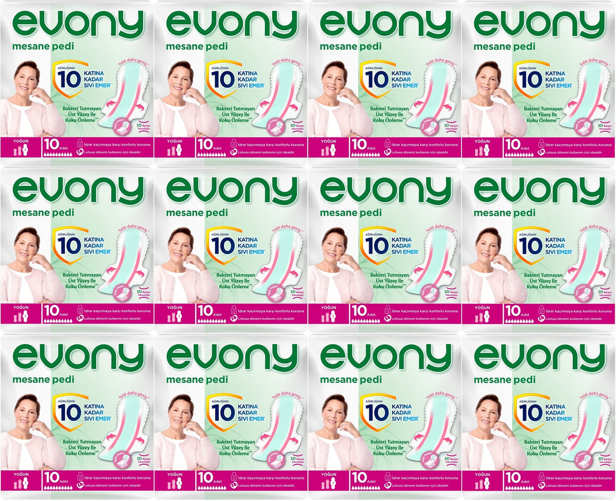Evony Günlük Mesane Pedi Yoğun 120 Adet (12PK*10)
