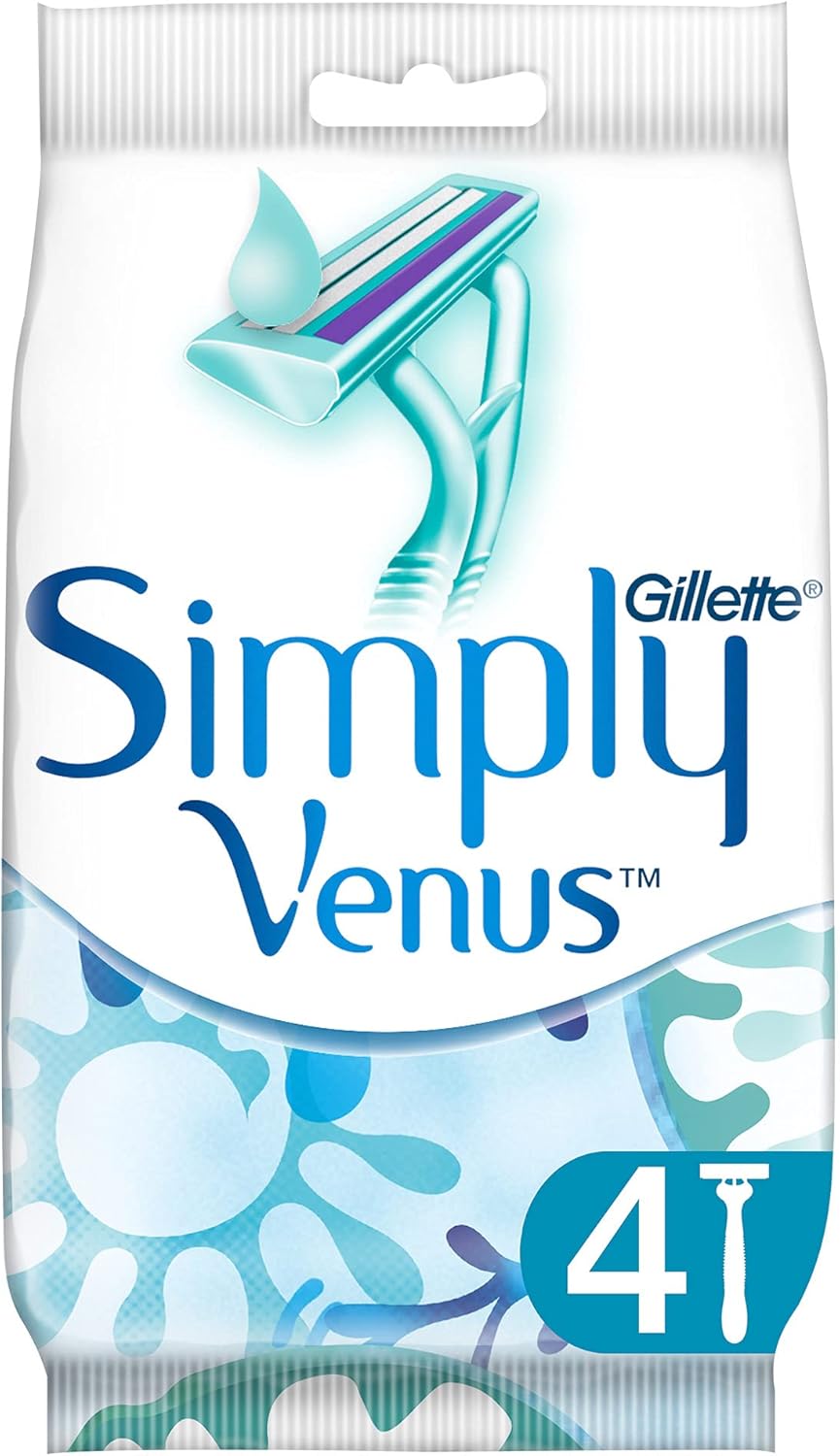 Gillette Simply Venus 2 Kullan At Kadın Tıraş Bıçağı (Pk İçeriği 4 Lü Pk)