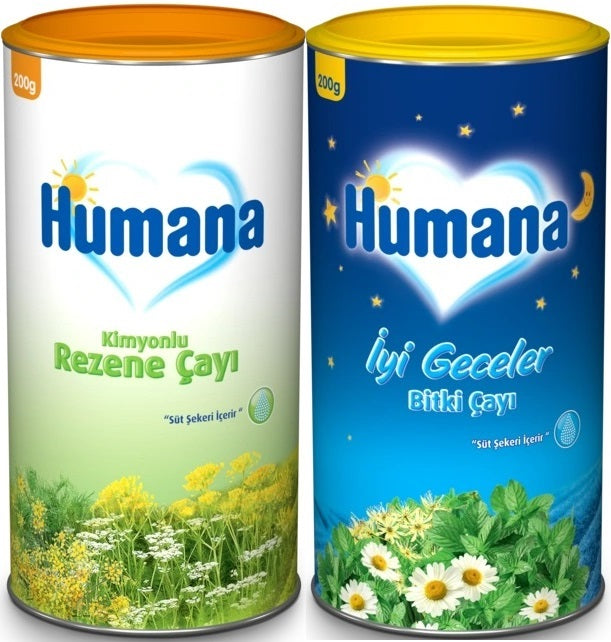 Humana Kimyonlu Rezene Bitki Çayı 200GR - İyi Geceler Çayı 200GR (Avantaj Pk Karma 2 Li Set)
