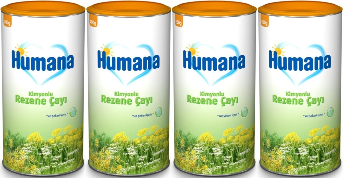 Humana Kimyonlu Rezene Bitki Çayı - Tozu 200GR (4 Lü Set)