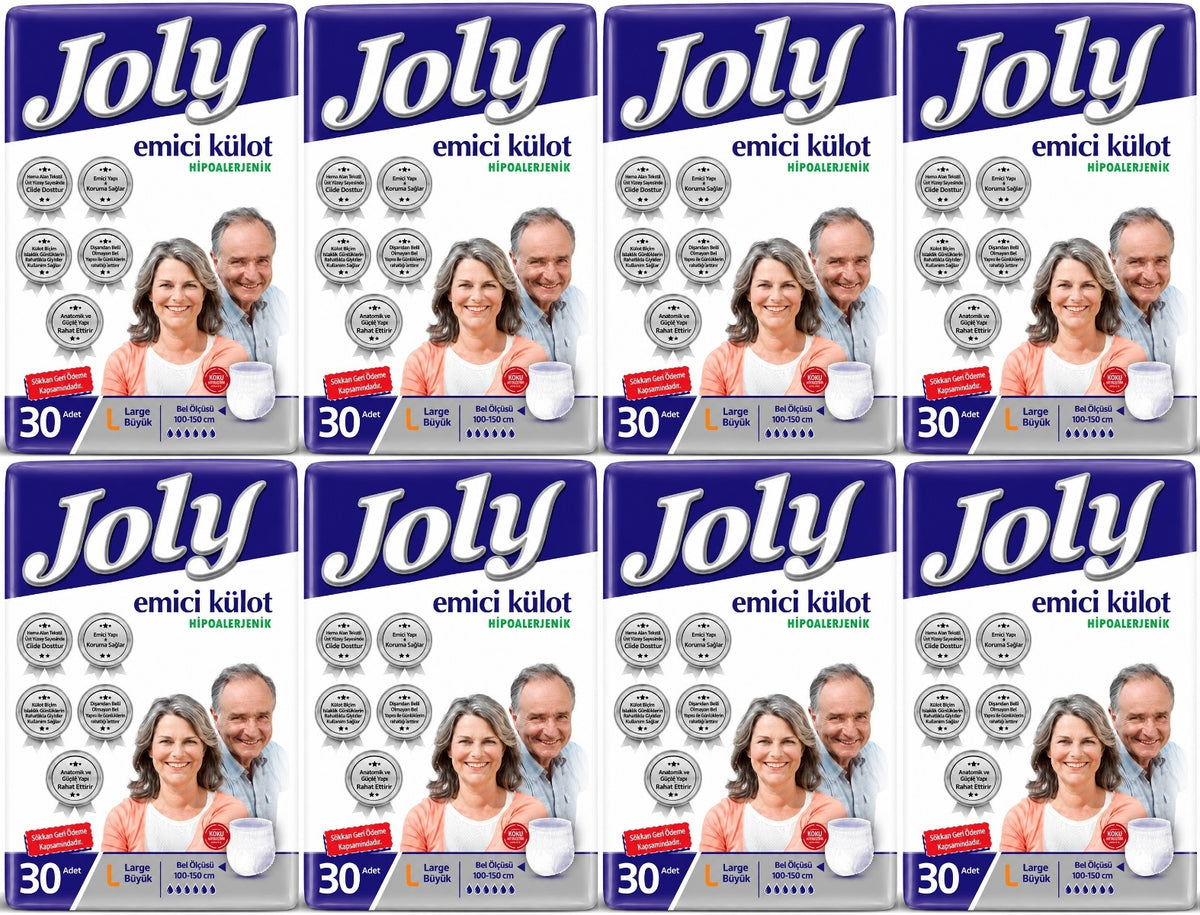 Joly Emici Külot Yetişkin Bezi L - Büyük - Large 240 Adet