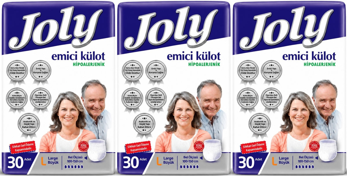 Joly Emici Külot Yetişkin Bezi L - Büyük - Large 90 Adet