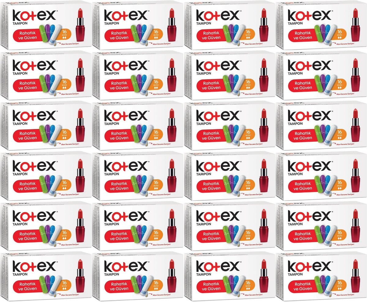 Kotex Tampon Mini 384 Lü Set (24PK*16)