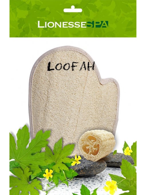 Lionesse Spa Masaj Etkili Doğal Banyo Eldiven Lifi (R-430)
