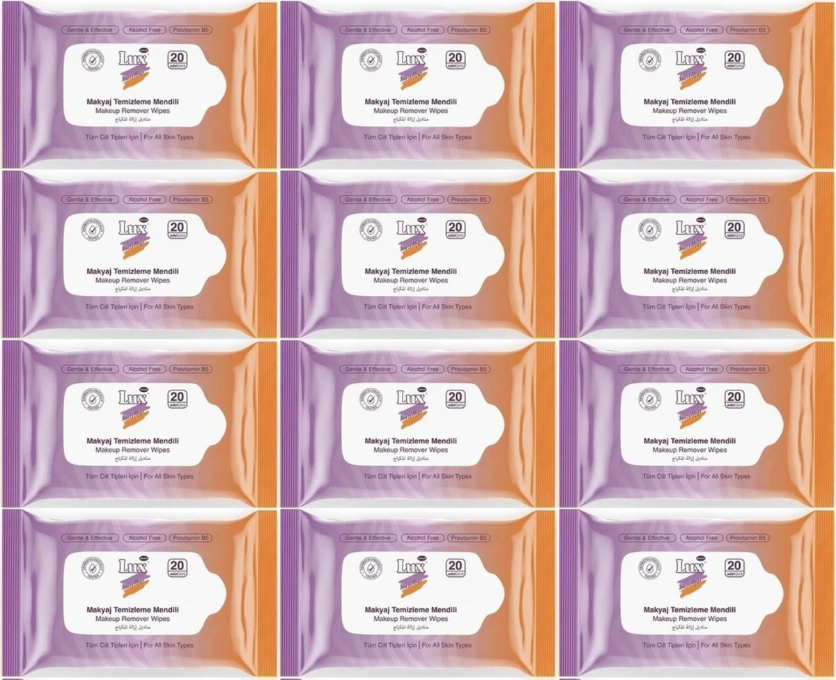 Lux Makyaj Temizleme Mendili Havlu 240 Yaprak (12PK*20)