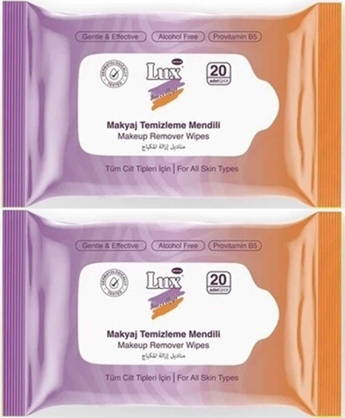 Lux Makyaj Temizleme Mendili Havlu 40 Yaprak (2PK*20)