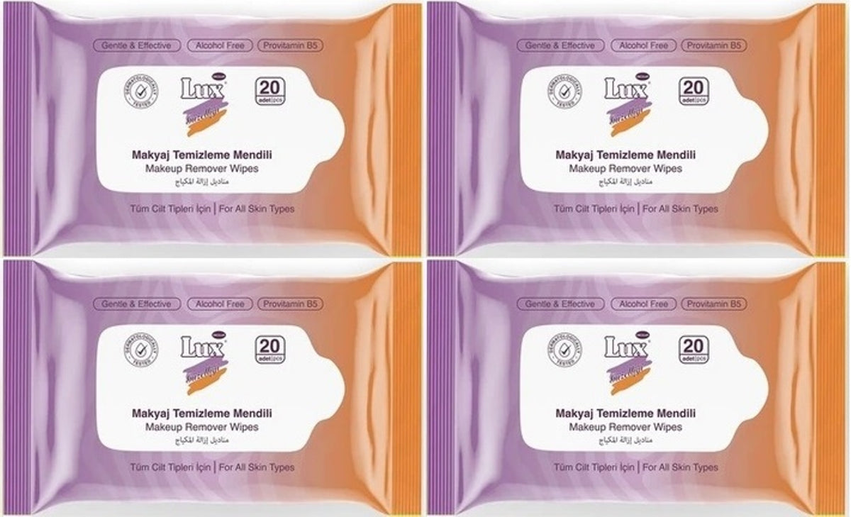 Lux Makyaj Temizleme Mendili Havlu 80 Yaprak (4PK*20)