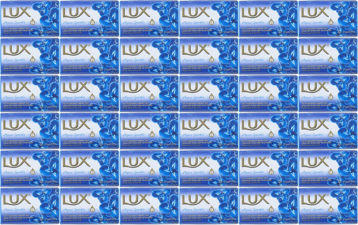 Lux Sabun 80GR Aqua Sparkle (Su Gibi Işıltı) (36 Lı Set)