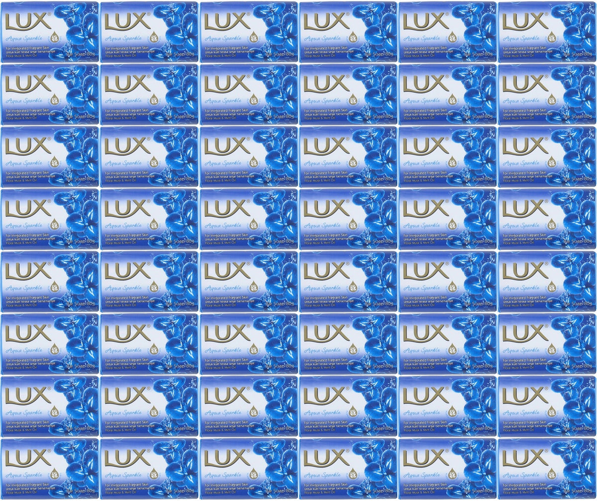 Lux Sabun 80GR Aqua Sparkle (Su Gibi Işıltı) (48 Li Set)