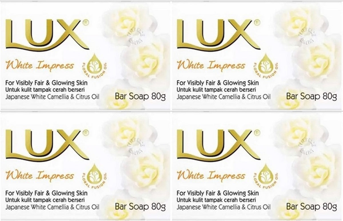 Lux Sabun 80GR Bright Impress (Etkileyici Parlaklık) (4 Lü Set)