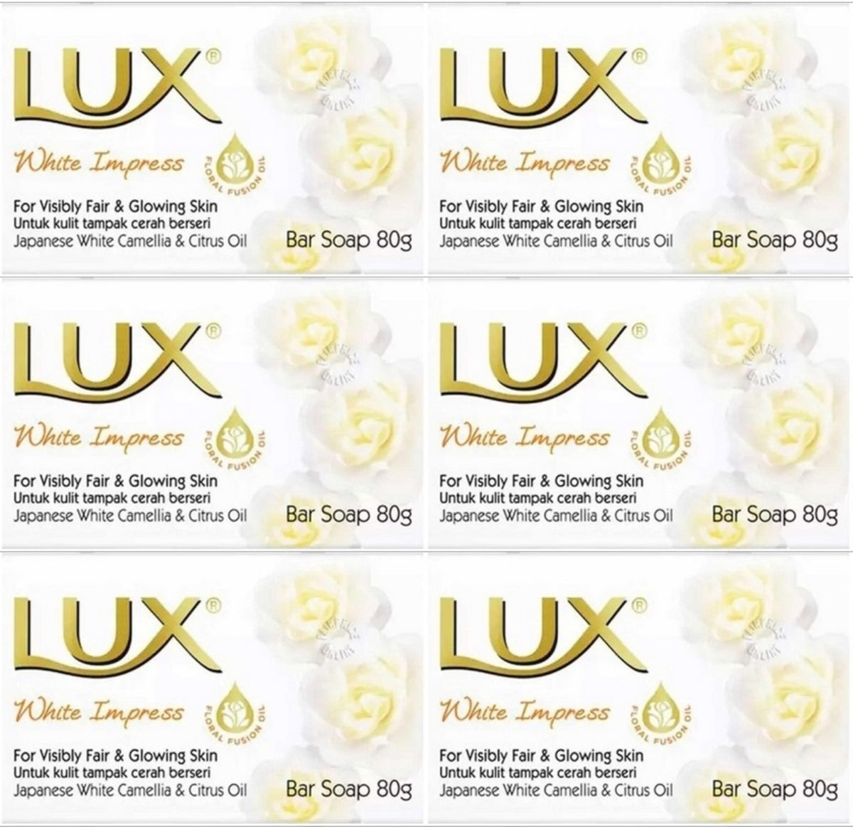 Lux Sabun 80GR Bright Impress (Etkileyici Parlaklık) (6 Lı Set)