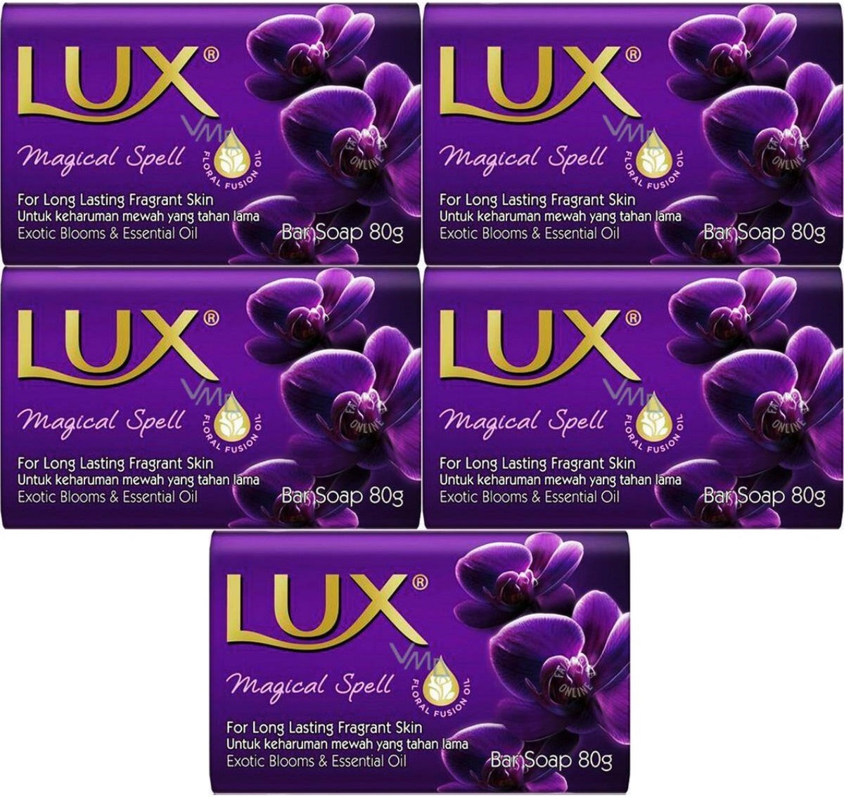 Lux Sabun 80GR Magicial Spell (Sihirli Tılsım) (5 Li Set)