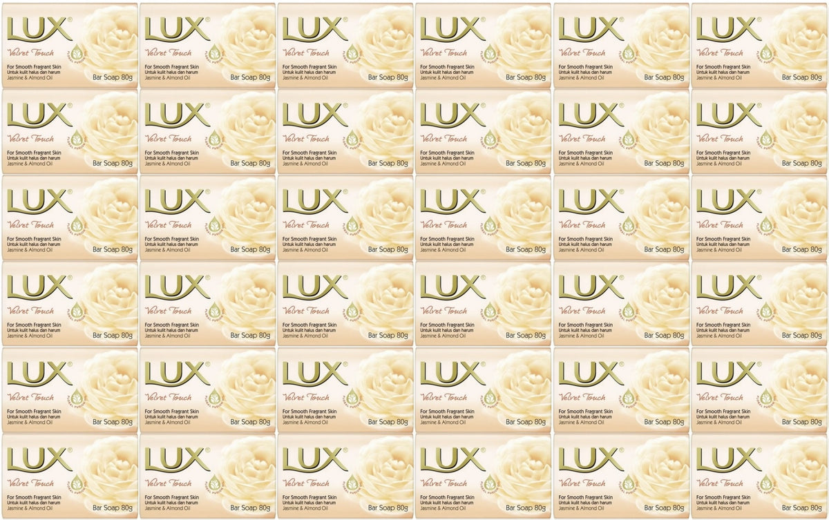 Lux Sabun 80GR Velvet Touch (Kadife Dokunuş) (36 Lı Set)