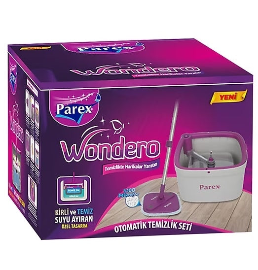 Parex Wondero Otomatik Temizlik Seti (Temiz & Kirlik Suyu Ayıran Özellik)