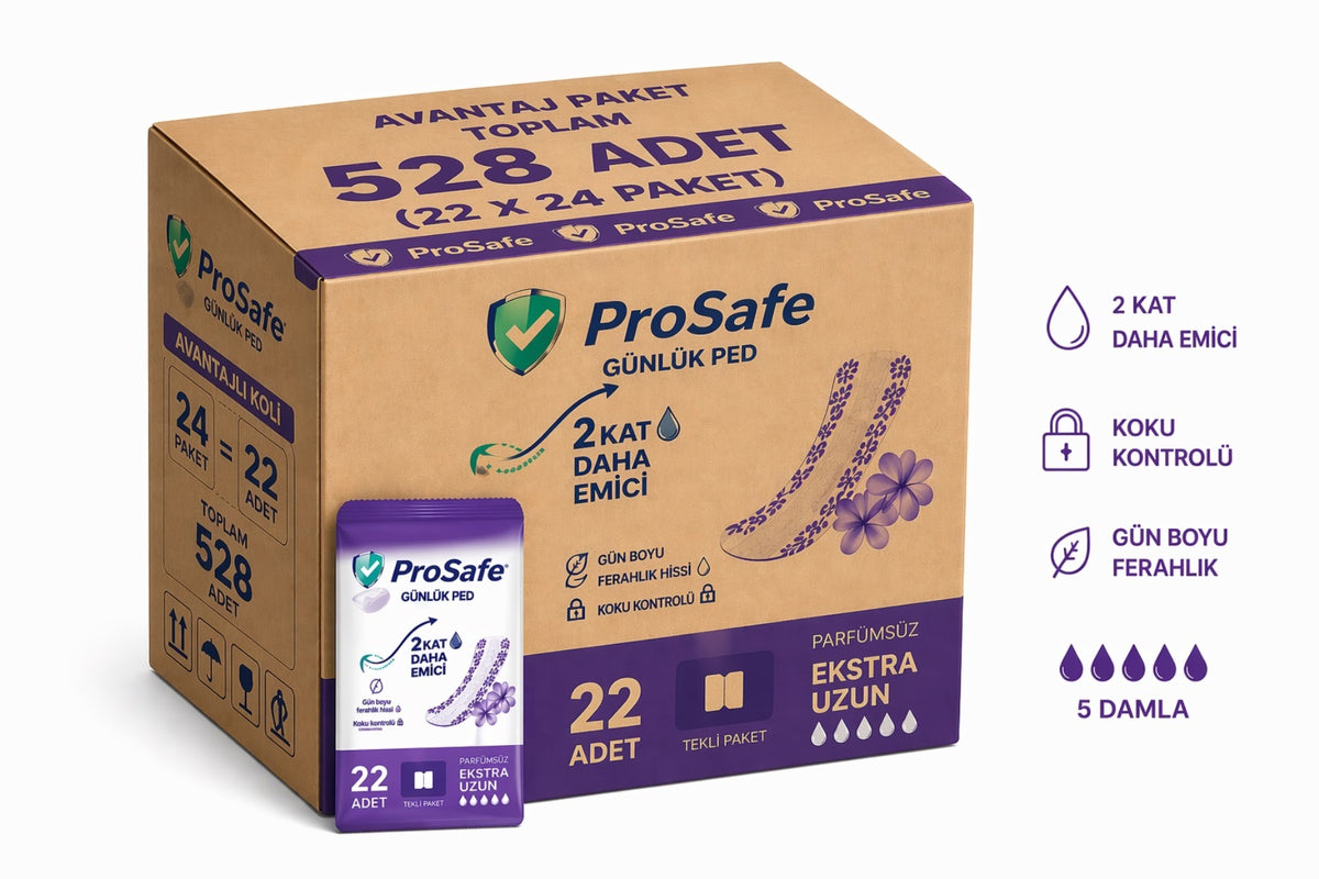 Prosafe Günlük Ped Uzun 528 Adet