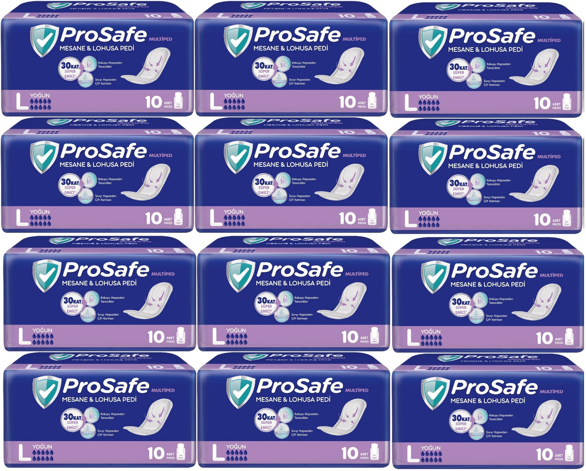 Prosafe Multiped Regl - Mesane - Lohusa Pedi L - Büyük - Large Extra/Gece 120 Adet