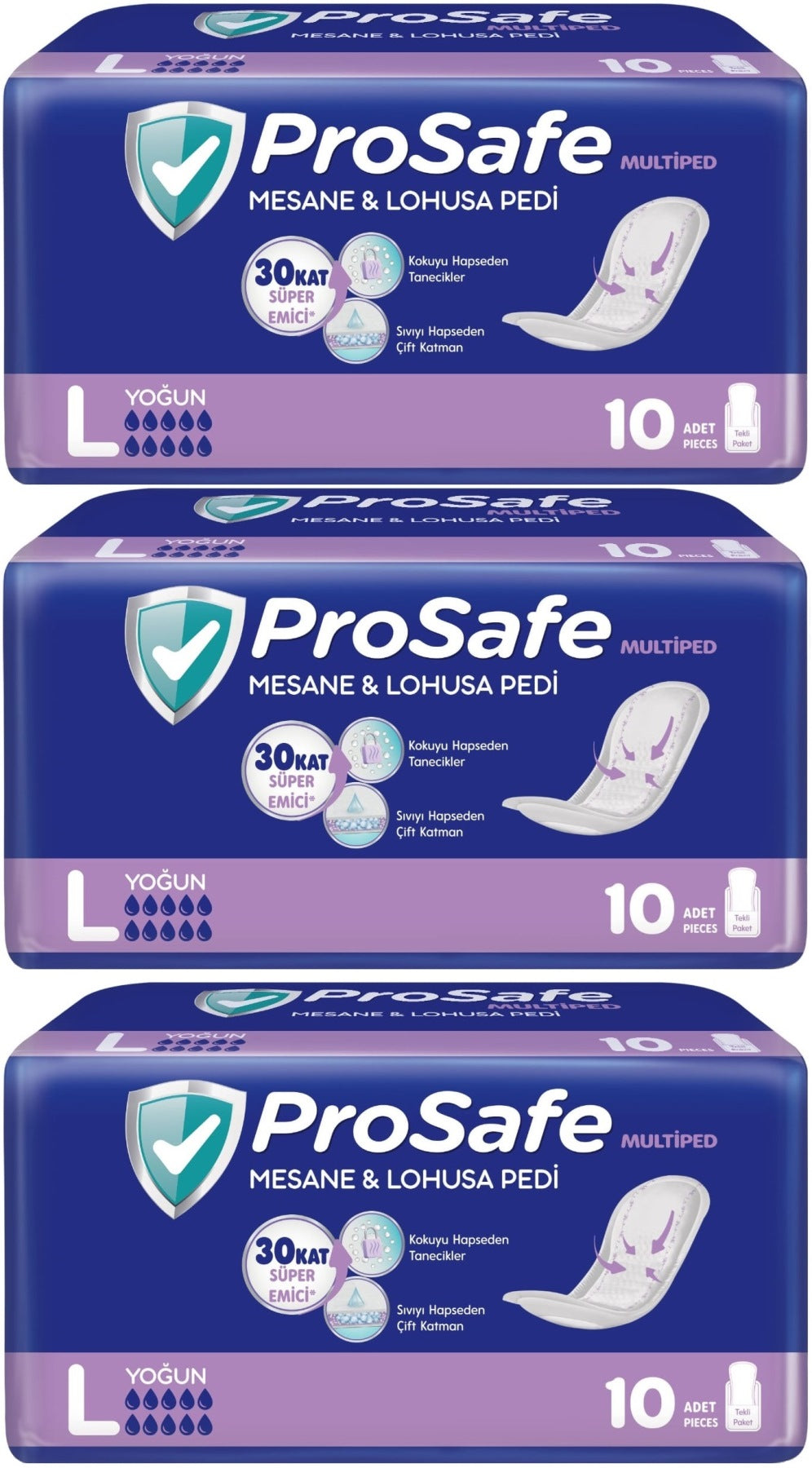 Prosafe Multiped Regl - Mesane - Lohusa Pedi L - Büyük - Large Extra/Gece 30 Adet