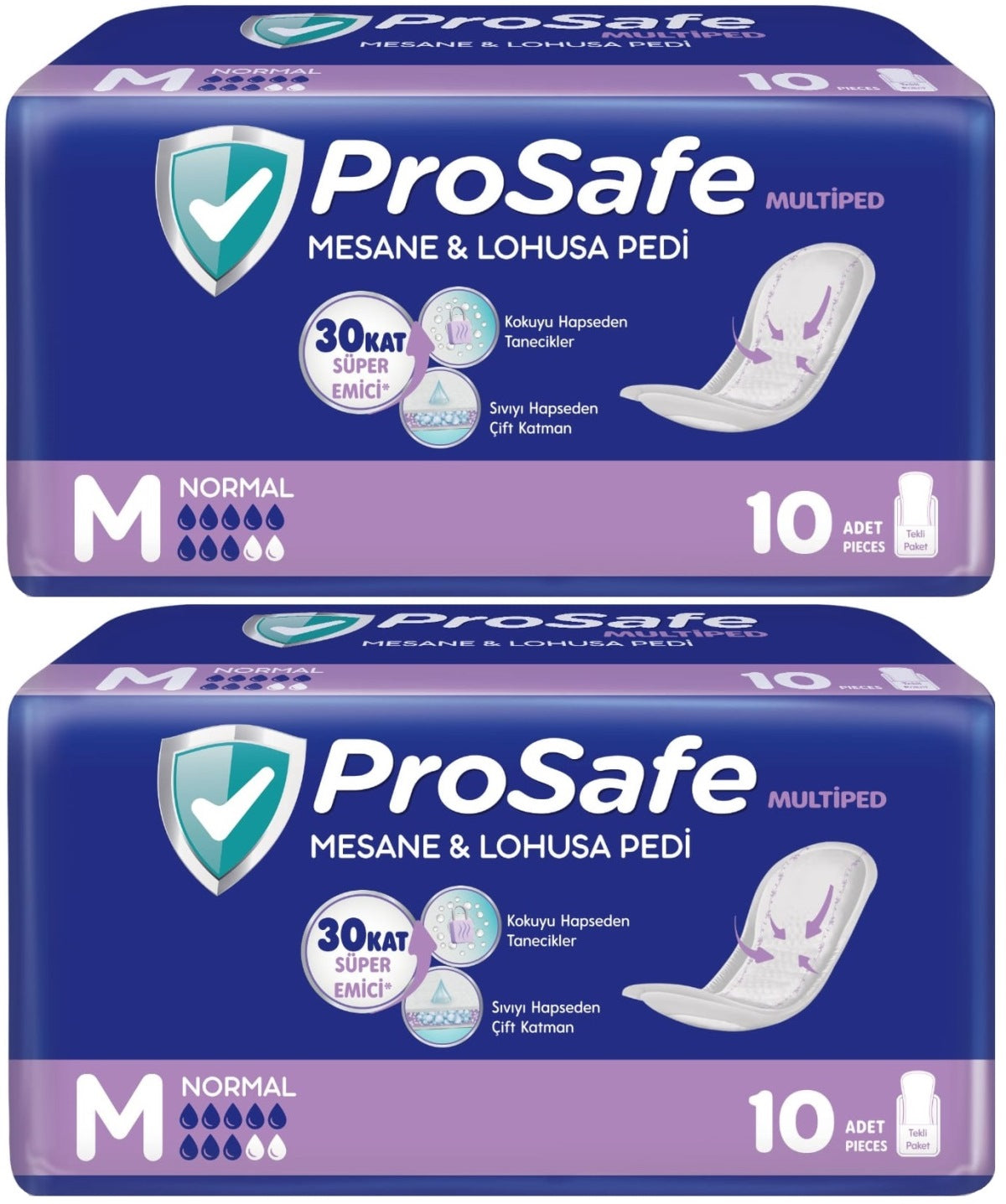 Prosafe Multiped Regl - Mesane - Lohusa Pedi M - Medium - Orta/Gece 20 Adet