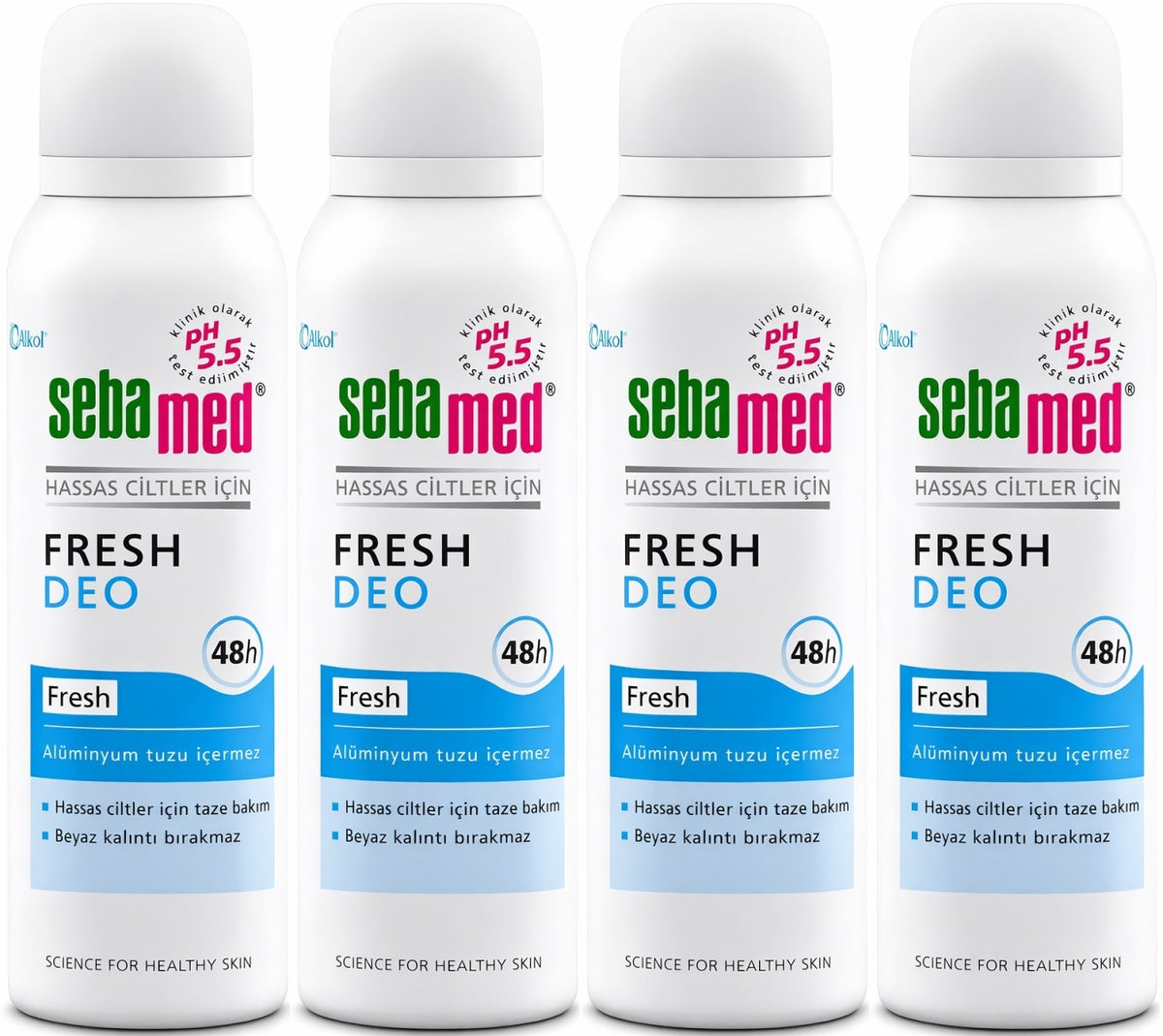 Sebamed Deodorant Aerosol 150 ML Fresh (4 Lü Set)