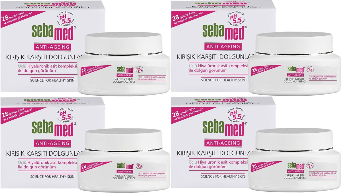 Sebamed Kırışık Karşıtı Dolgunlaştırıcı Antı-Ageıng Krem 50ML (4 Lü Set)