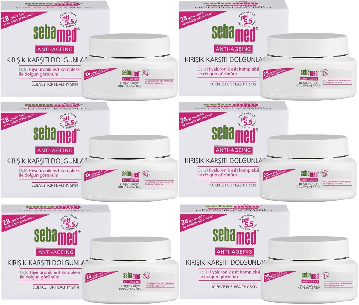 Sebamed Kırışık Karşıtı Dolgunlaştırıcı Antı-Ageıng Krem 50ML (6 Lı Set)