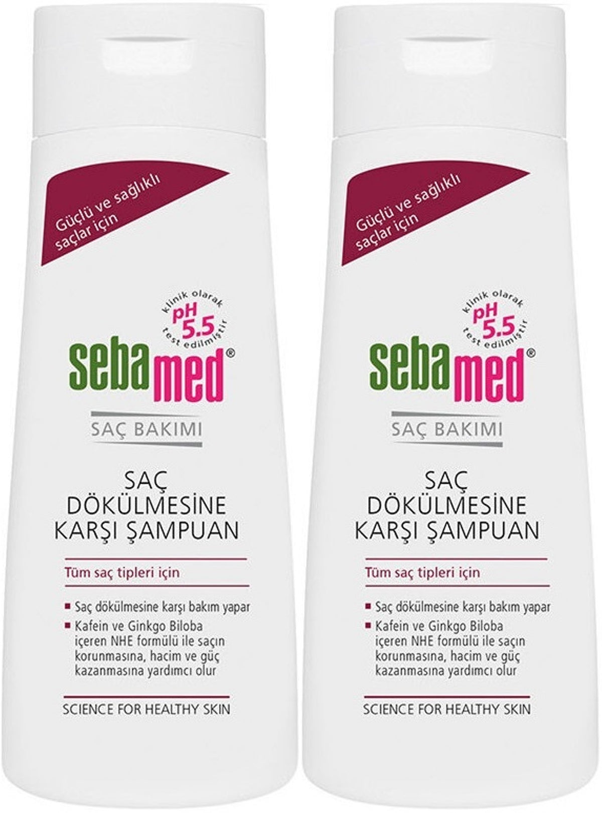 Sebamed Şampuan 200ML Saç Dökülmesine Karşı (Tüm Saç Tipleri için) (2 Li Set)