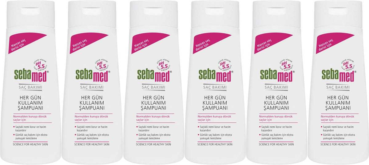 Sebamed Şampuan 400ML Hergün Kullanım (Tüm Saç Tipleri için) (6 Lı Set)