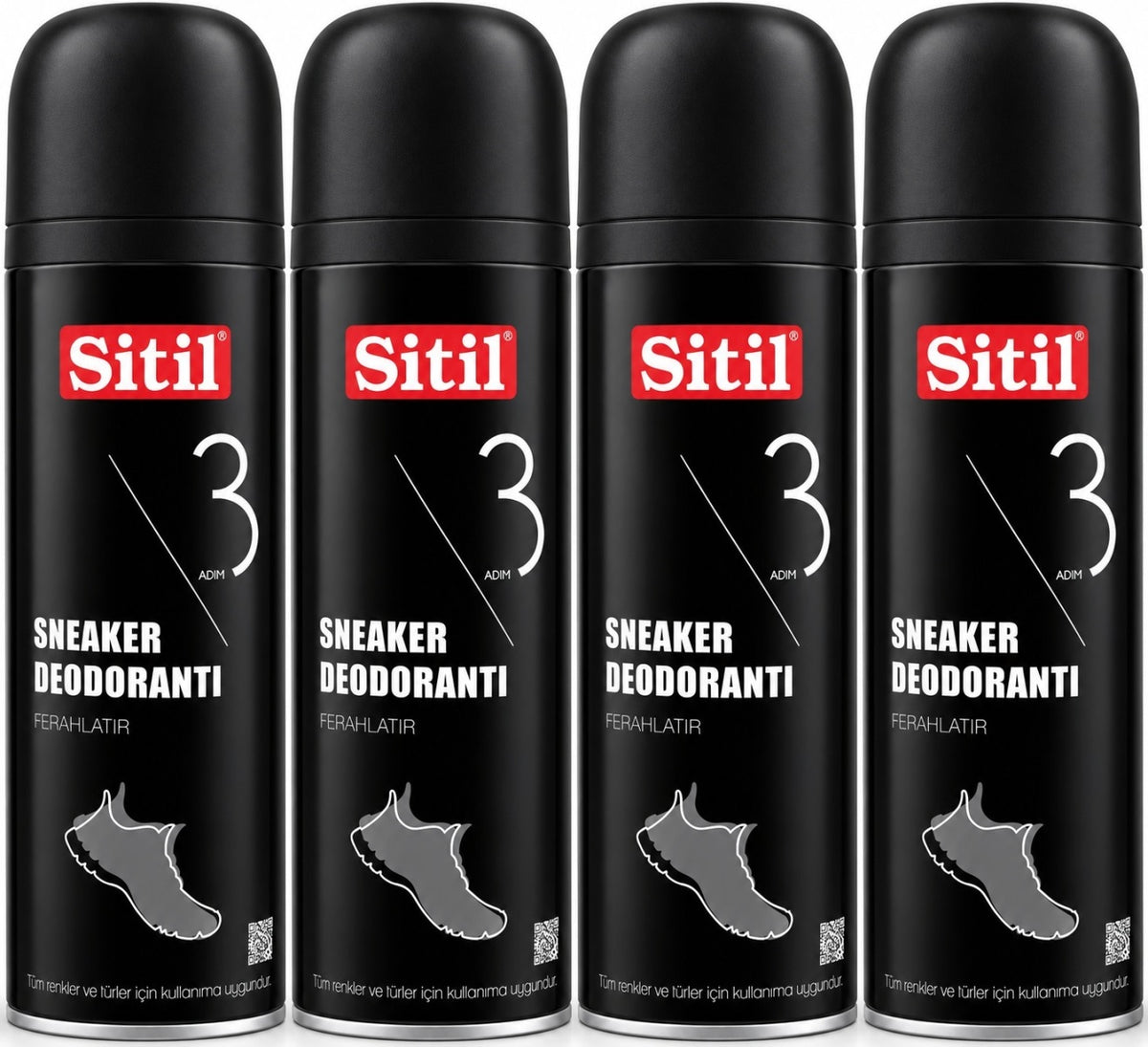 Sitil Sneaker Ayakkabı Deodorantı 150 ML (4 Lü Set)