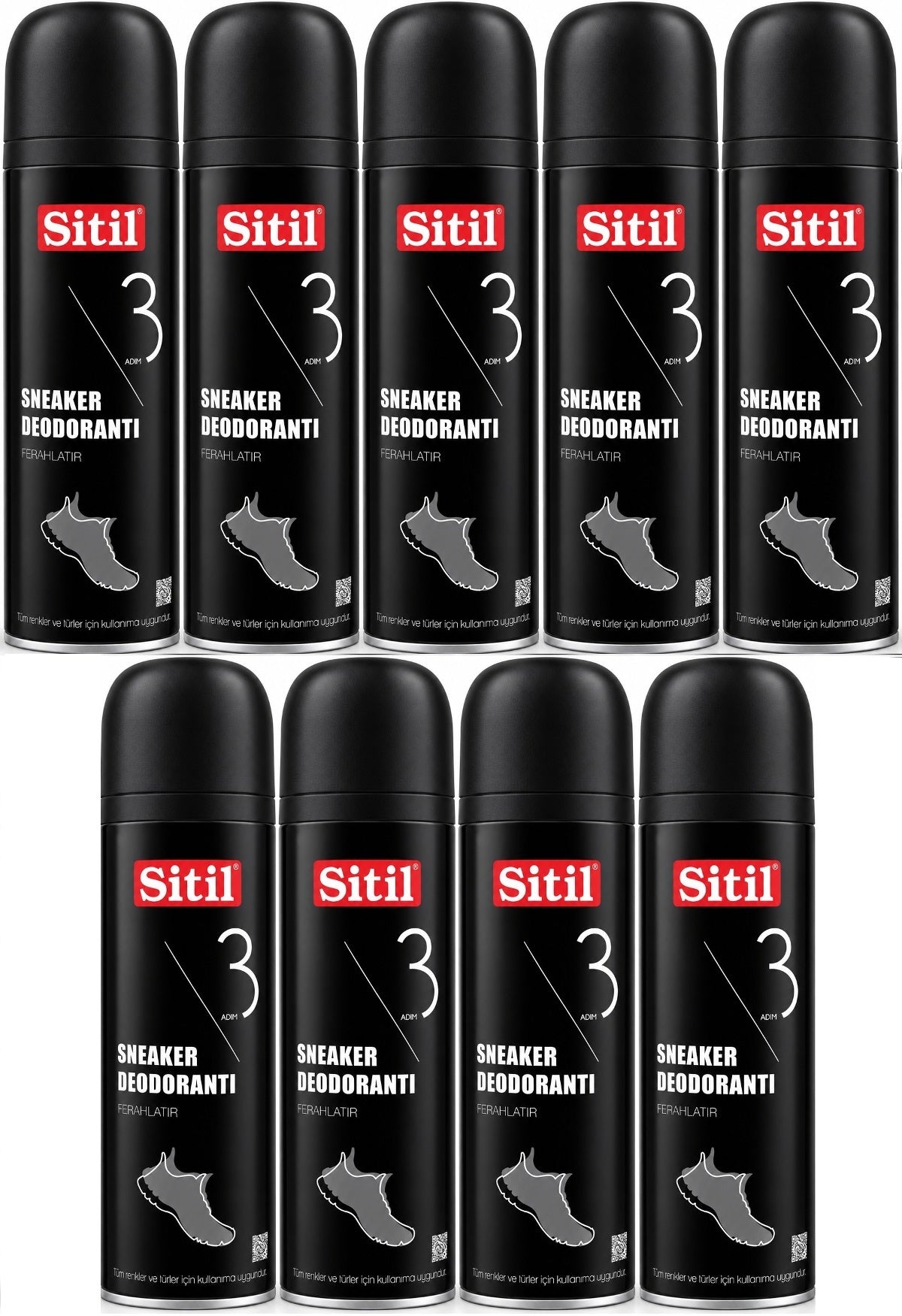 Sitil Sneaker Ayakkabı Deodorantı 150 ML (9 Lu Set)