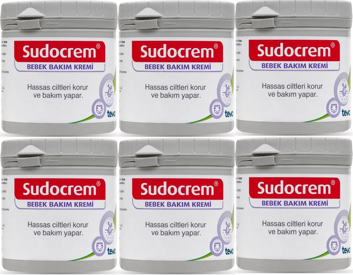 Sudocrem Cilt Bebek Bakım - Pişik Kremi 250GR (6 Lı Set)