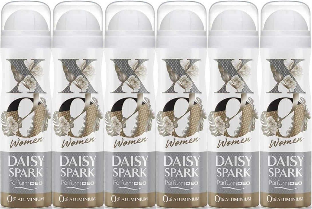 XO Deodorant 150ML Women-Kadın Daisy Spark (6 Lı Set)