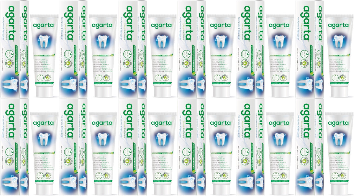 Agarta Doğal Diş Macunu 100ML Bitki Özlü (12 Li Set)