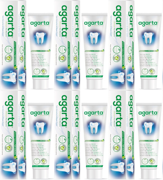 Agarta Doğal Diş Macunu 100ML Bitki Özlü (6 Lı Set)