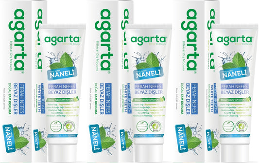Agarta Doğal Diş Macunu 100ML Naneli (3 Lü Set)