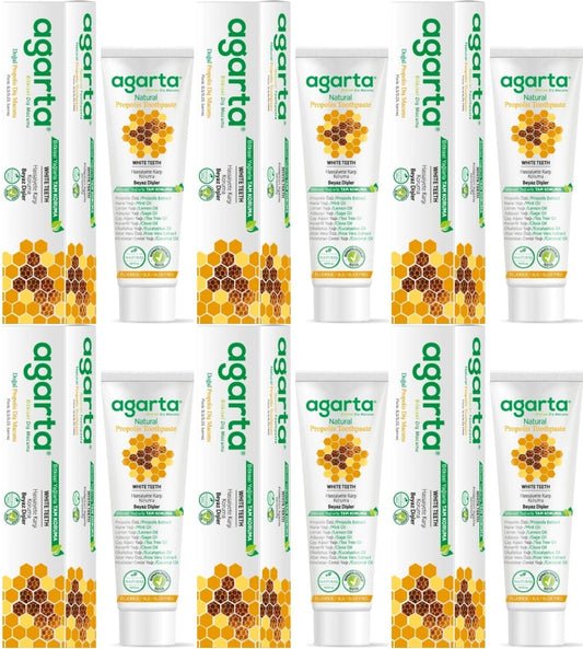 Agarta Doğal Diş Macunu 100ML Propolis (6 Lı Set)