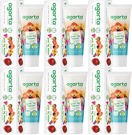 Agarta Doğal Diş Macunu 75ML Çocuk (6 Lı Set)