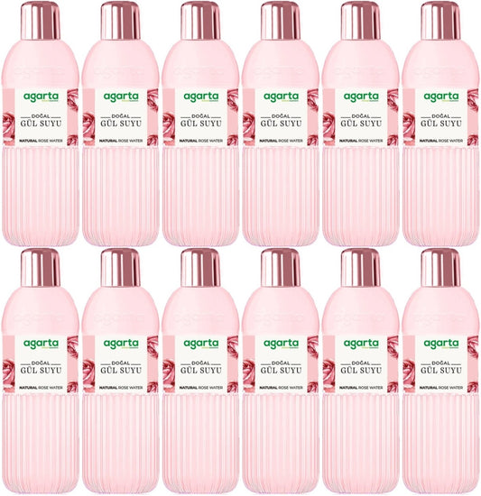Agarta Doğal Gül Suyu 400ML (12 Li Set)