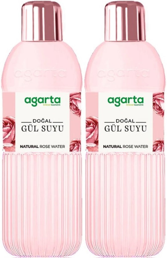 Agarta Doğal Gül Suyu 400ML (2 Li Set)
