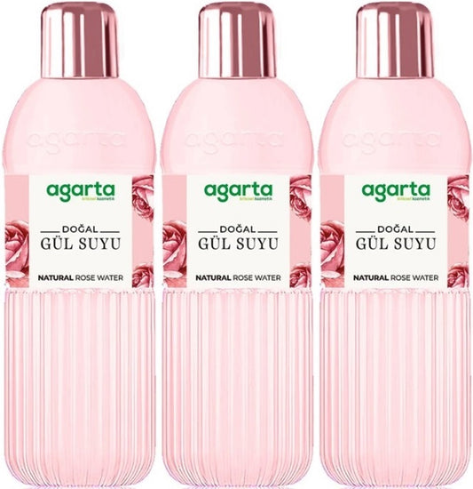 Agarta Doğal Gül Suyu 400ML (3 Lü Set)